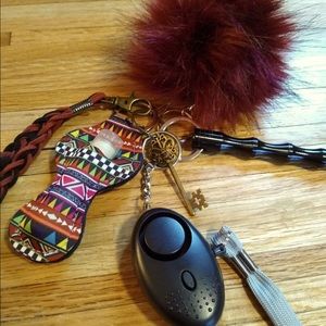 Safety Keychain 🥀Handcrafted